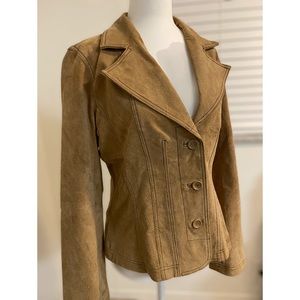 BB Dakota Tailored Leather Jacket - Size L